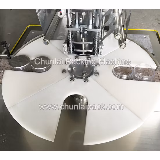 크림 용기 포장 헤어 왁스 용기 화장품 용기 충전 및 밀봉 기계